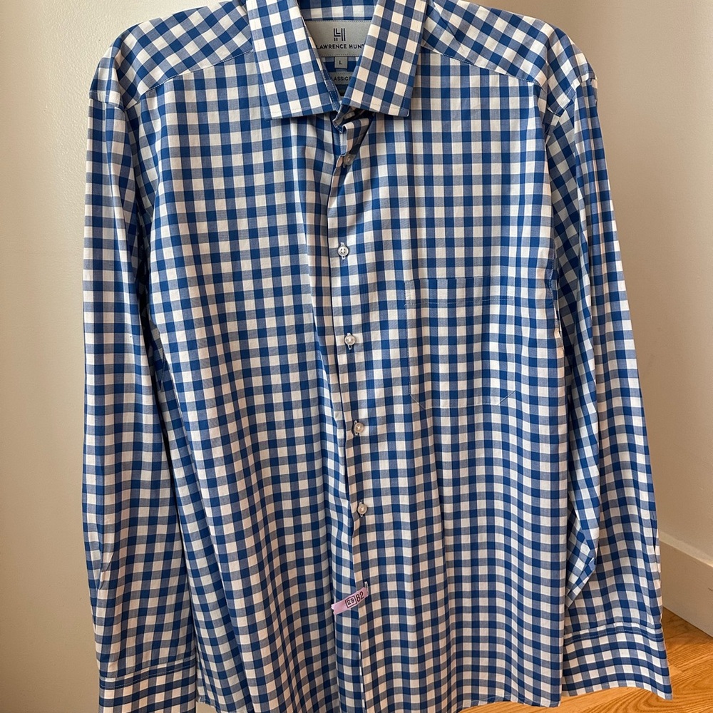 Blue Checkered Men's Shirt